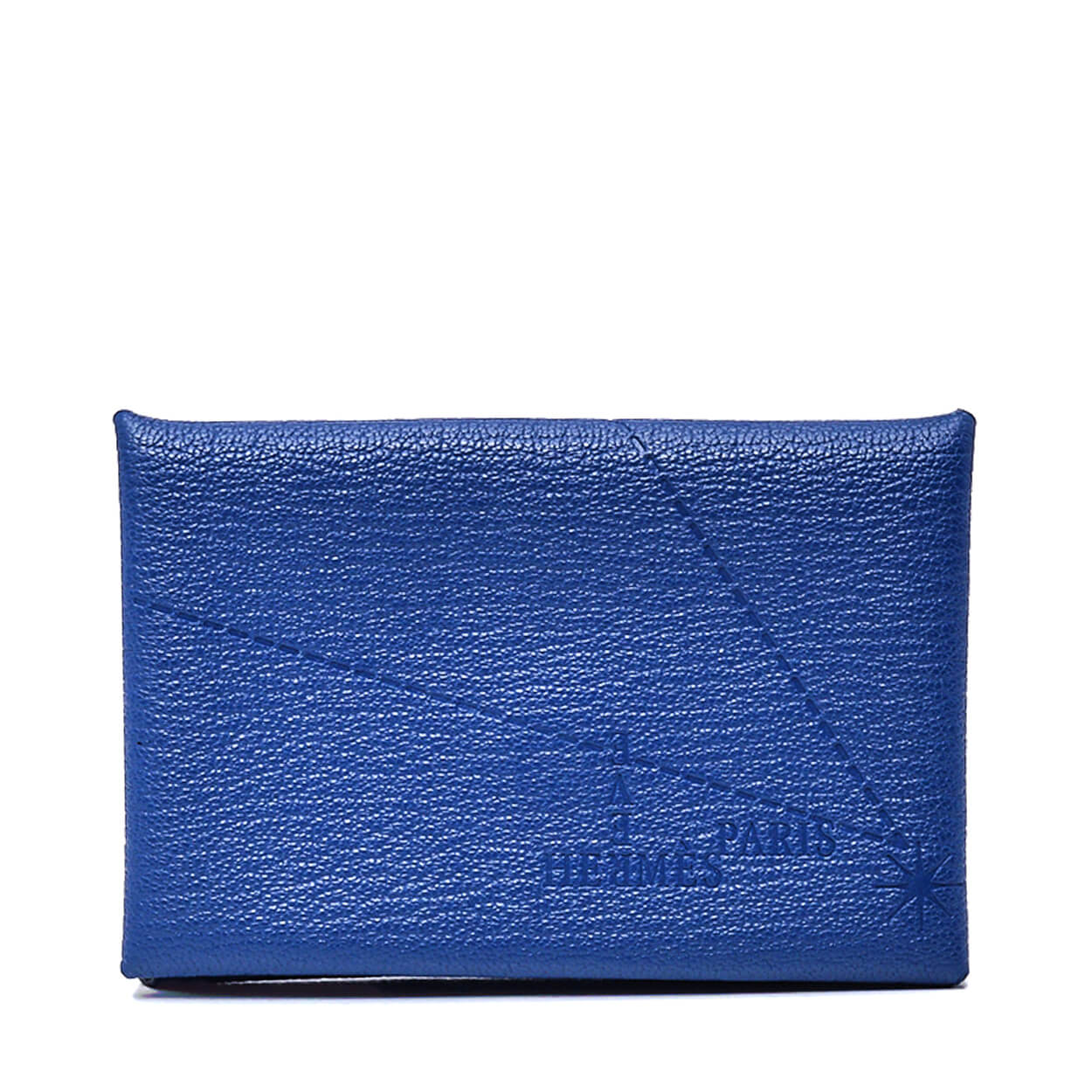 Hermes - Blue Leather Card Holder